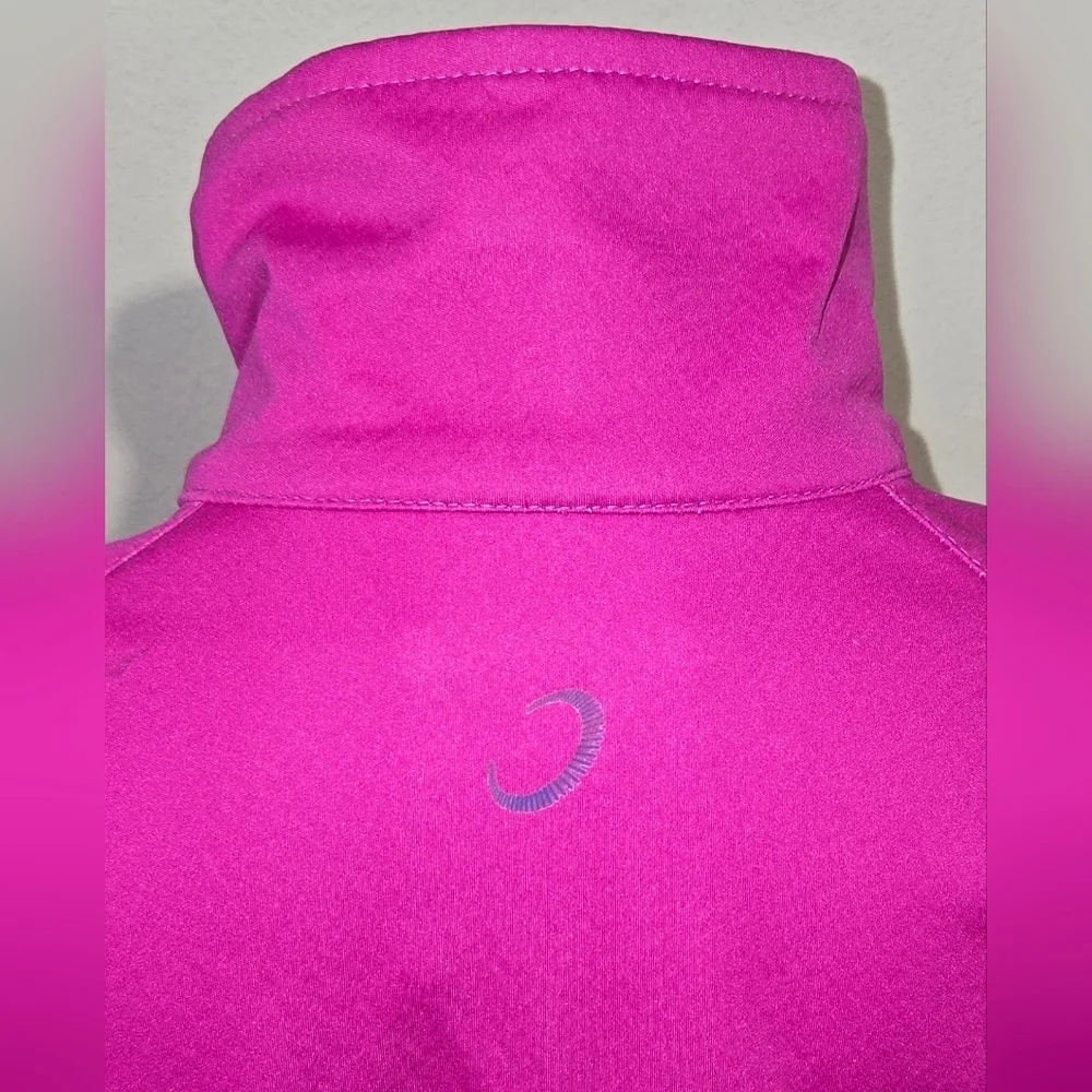Zero Restriction Tour Series Golf Jacket Women M Pink Full Zip Soft Shell Vented